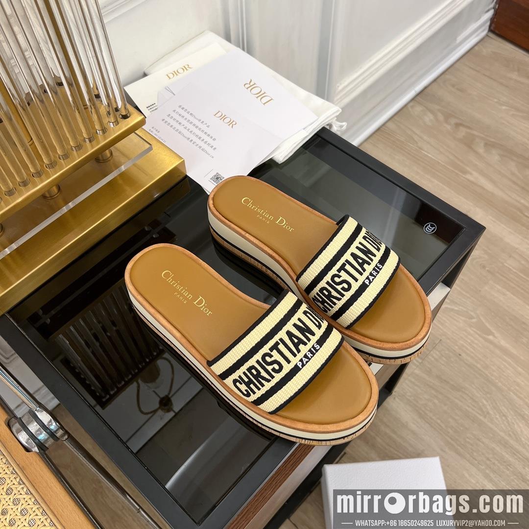 Replica Dior Shoes sz35-42 4.5cm h0707