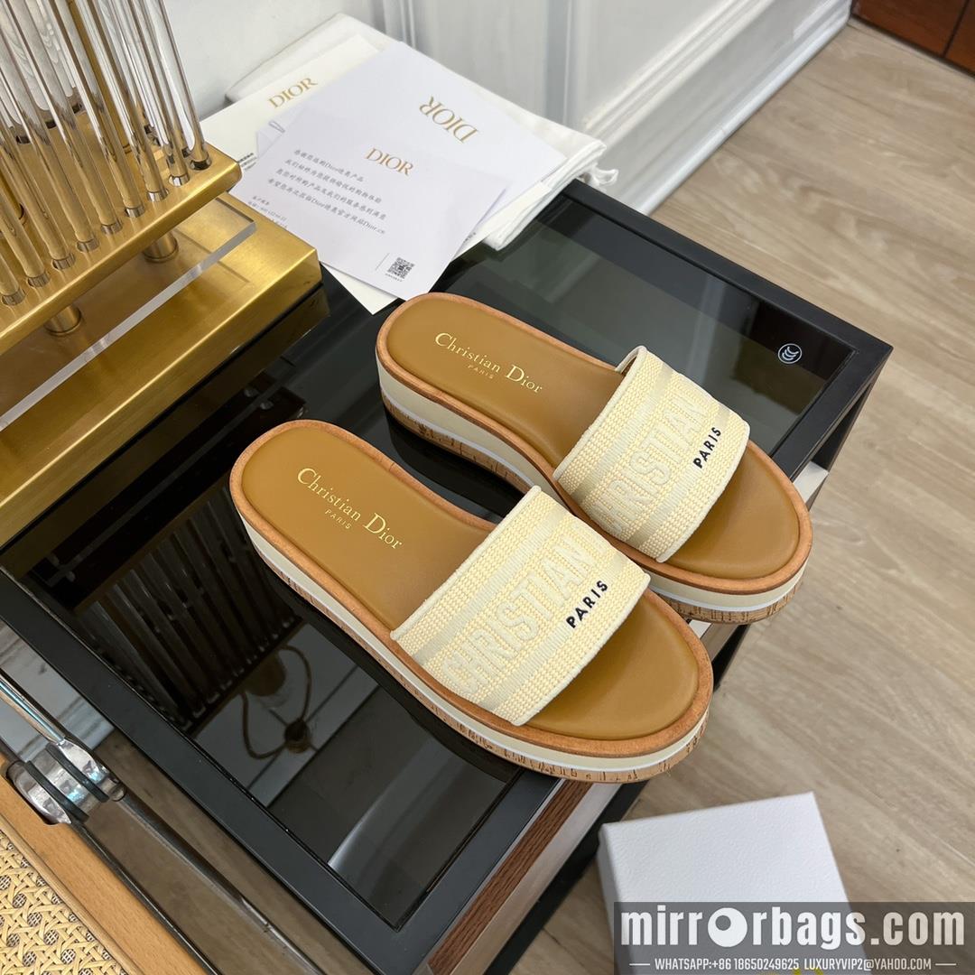 Replica Dior Shoes sz35-42 4.5cm h0707