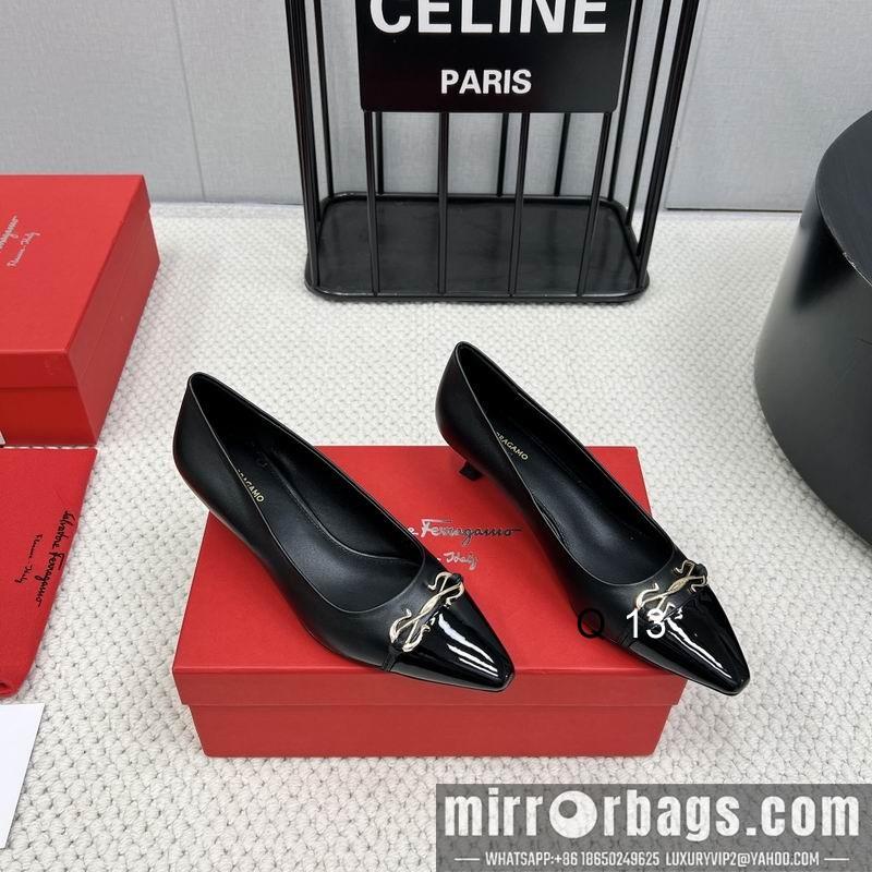 Replica Ferragamo Shoes Ferragamo sz35-40 4.5CM YM1201