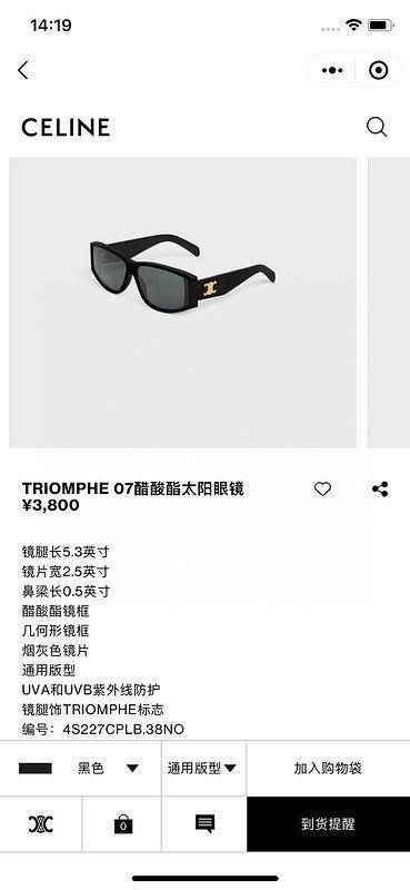 Replica Celine Glasses smx136
