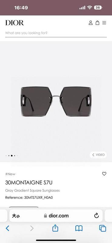 Replica Dior Glasses 03smh137