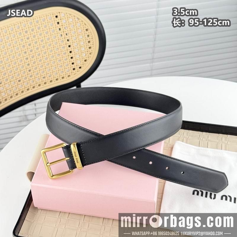 Replica Miumiu belt 35mmX95-125cm 8L09