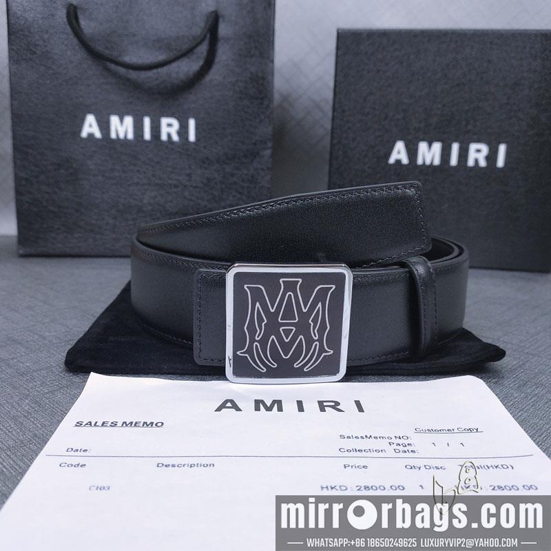 Replica Amiri belt 38mmX80-125cm lb061201
