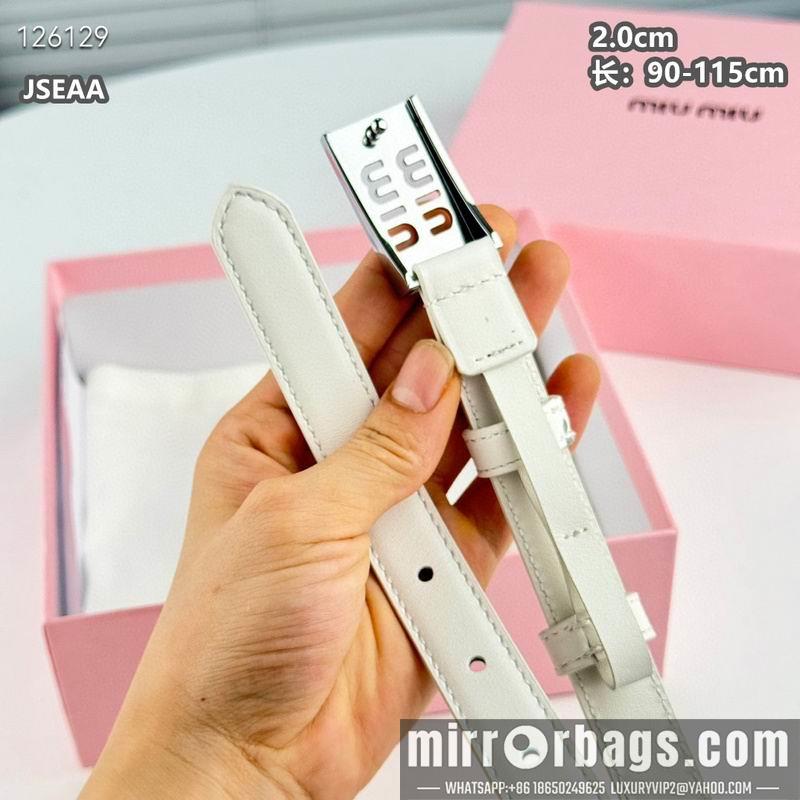 Replica Miumiu belt 20mmX90-115cm 8L07