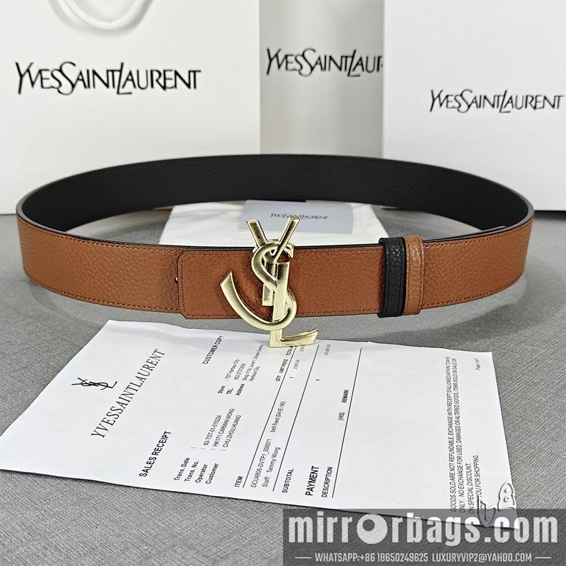 Replica YSL belt 38mmX80-125cm lb082002