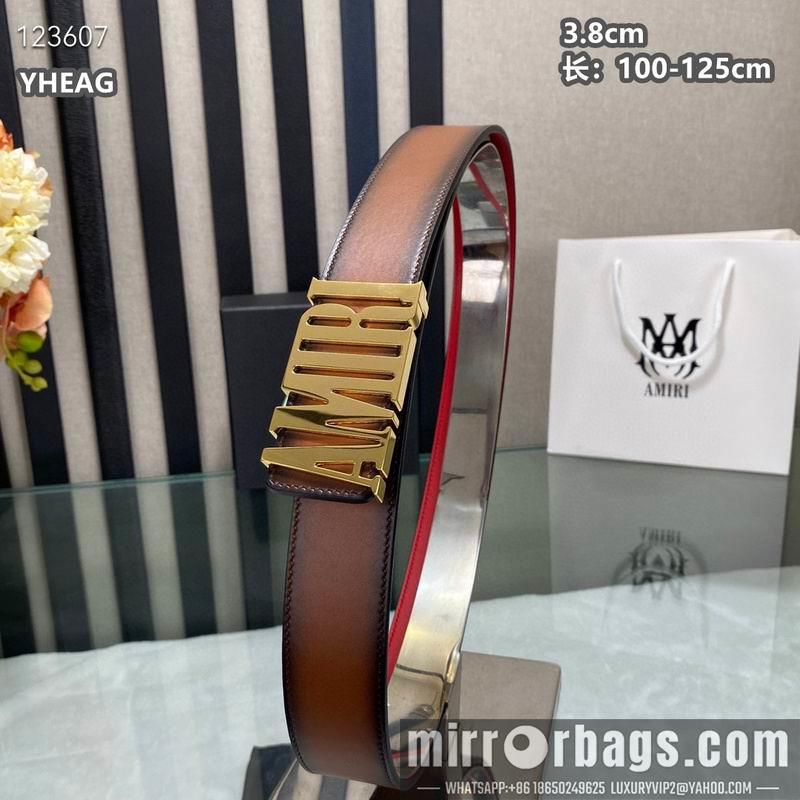 Replica Amiri belt 38mmX100-125cm 8L01