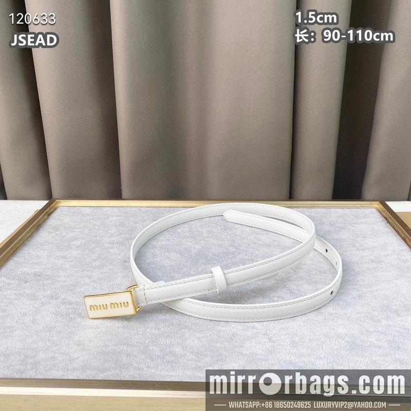 Replica Miumiu belt 15mmX90-110cm 8L072001