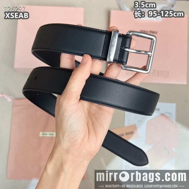 Replica Miumiu belt 35mmX95-125cm 8L05