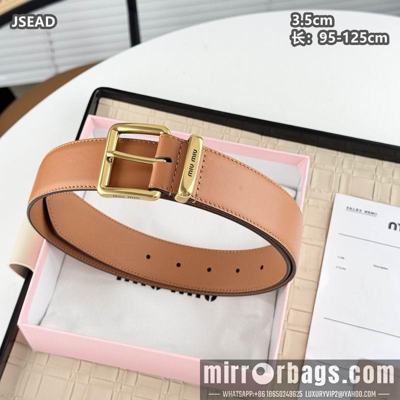 Replica Miumiu belt 35mmX95-125cm 8L09