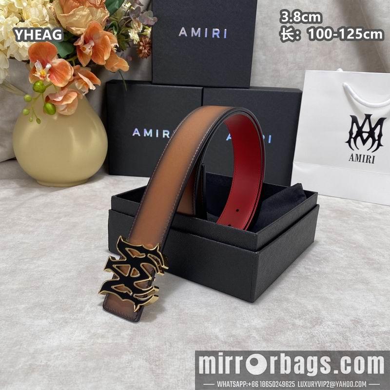Replica Amiri belt 38mmX100-125cm 8L27