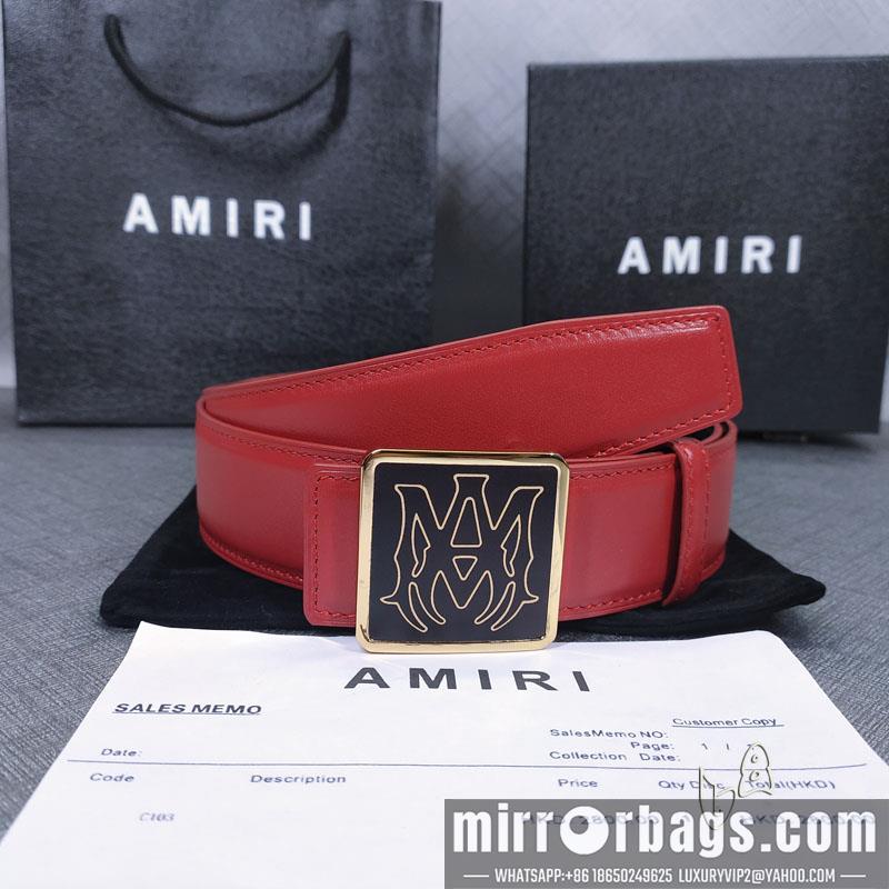 Replica Amiri belt 38mmX80-125cm lb061201