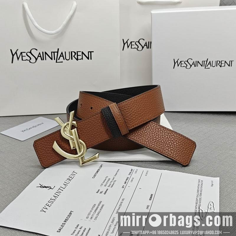 Replica YSL belt 38mmX80-125cm lb082002