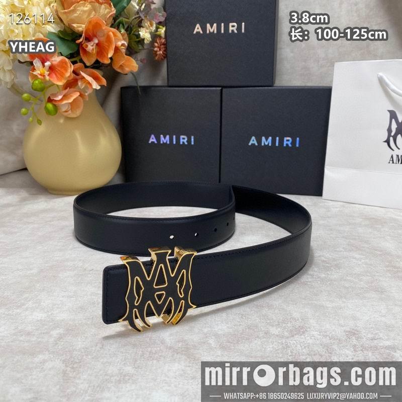 Replica Amiri belt 38mmX100-125cm 8L08