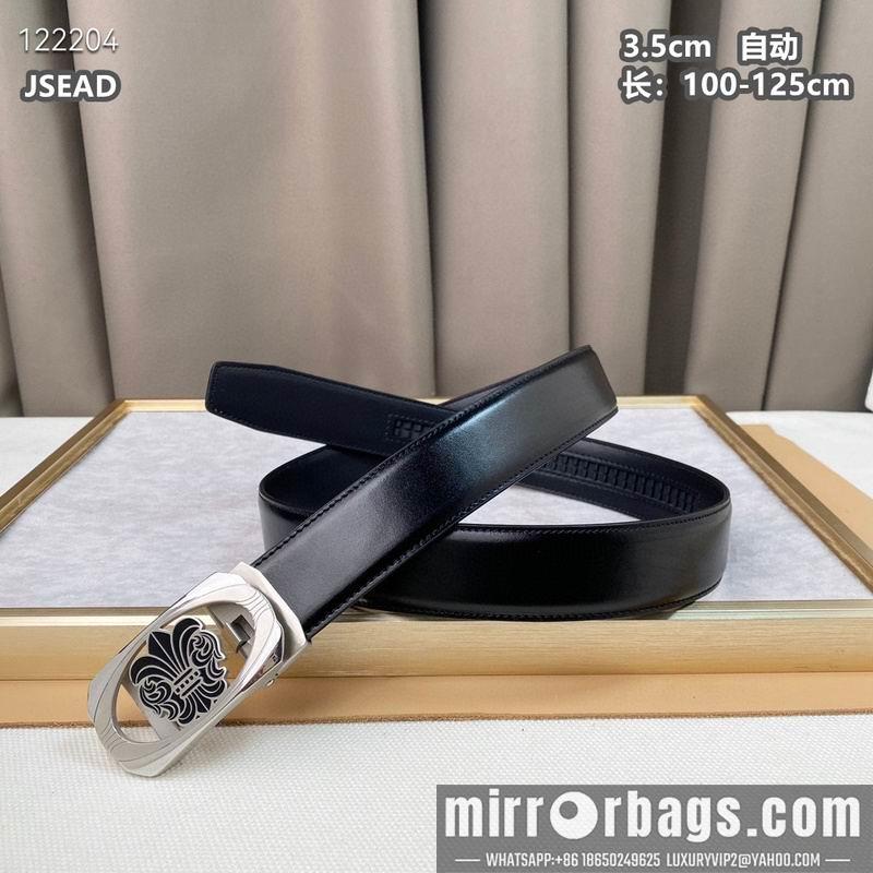 Replica Chrome Hearts belt 35mmX100-125cm 8L02