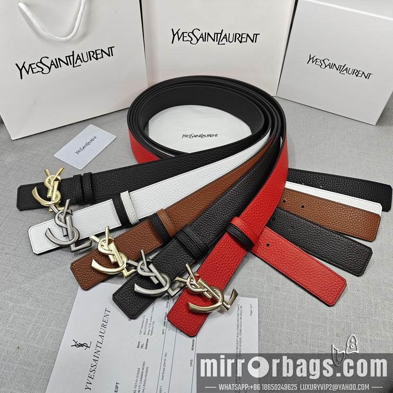 Replica YSL belt 38mmX80-125cm lb082002