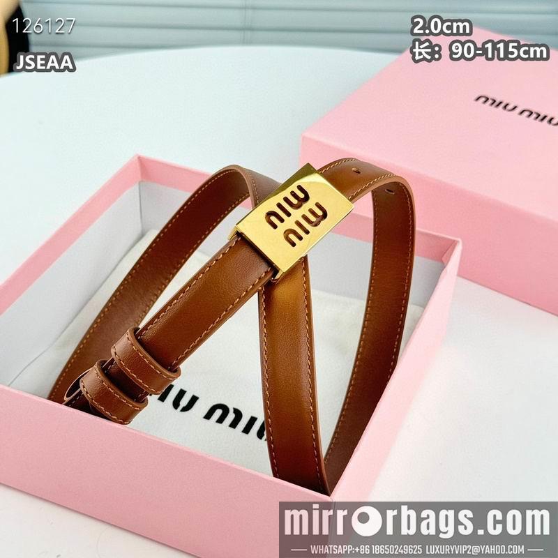 Replica Miumiu belt 20mmX90-115cm 8L07