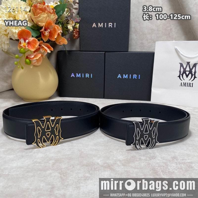 Replica Amiri belt 38mmX100-125cm 8L08