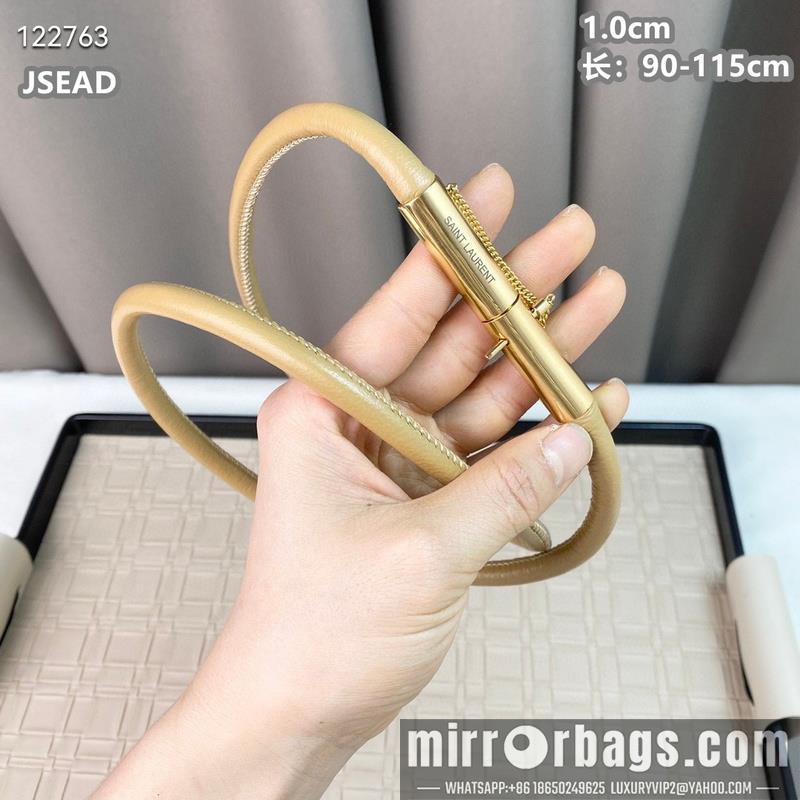 Replica YSL belt 10mmX90-115cm 8L01