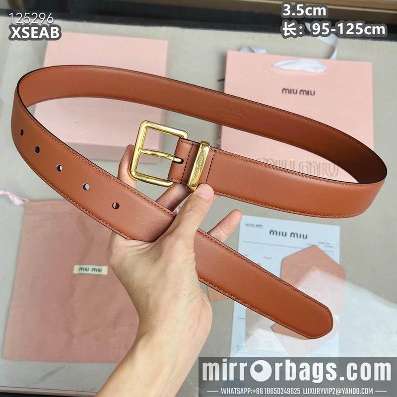 Replica Miumiu belt 35mmX95-125cm 8L05