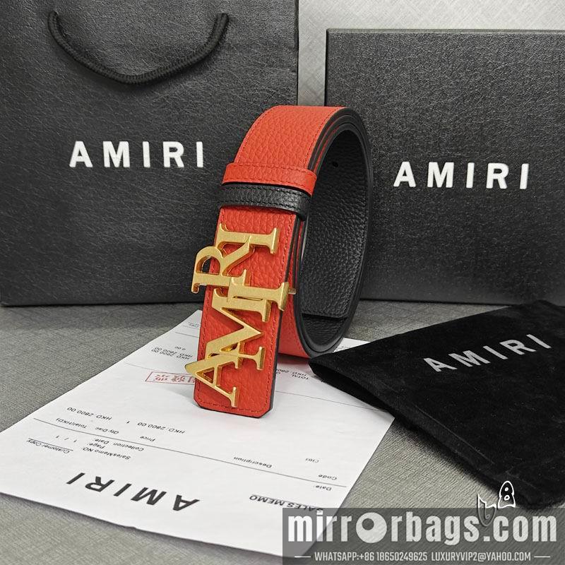 Replica Amiri belt 38mmX90-125cm lb072301