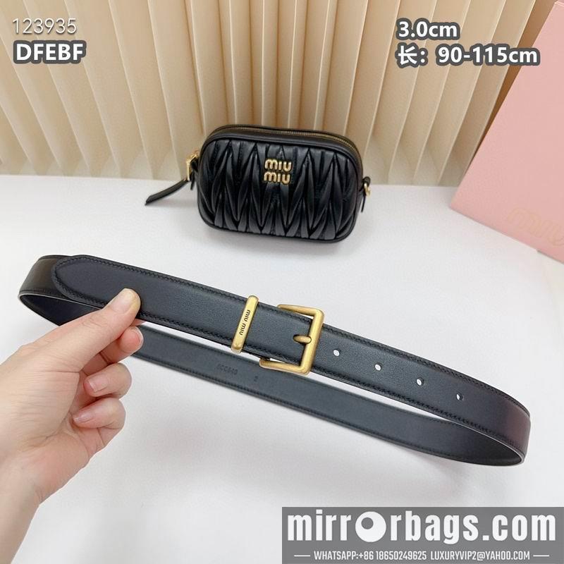 Replica Miumiu belt 30mmX90-115cm 8L03