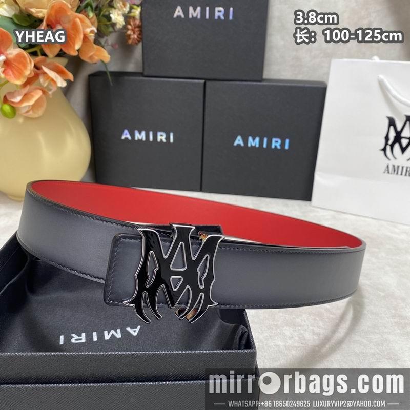 Replica Amiri belt 38mmX100-125cm 8L27