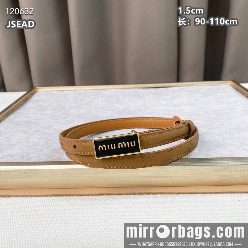 Replica Miumiu belt 15mmX90-110cm 8L072001