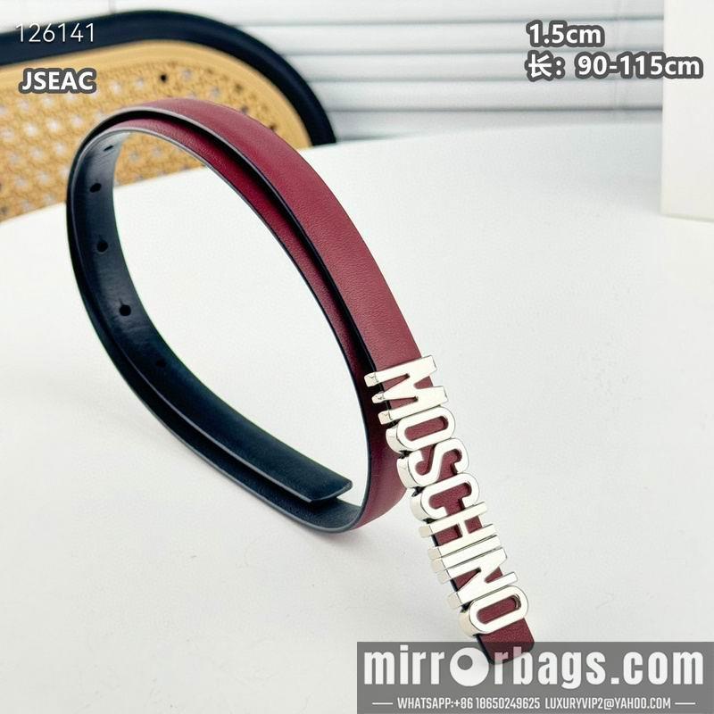 Replica Moschino belt 15mmX90-115cm 8L01