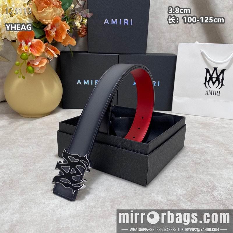 Replica Amiri belt 38mmX100-125cm 8L07