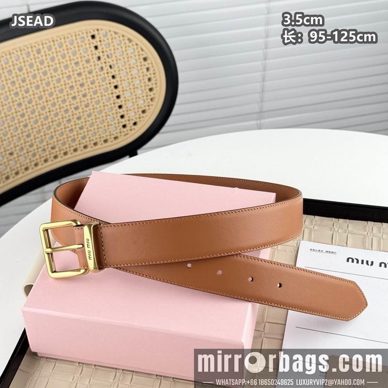 Replica Miumiu belt 35mmX95-125cm 8L09