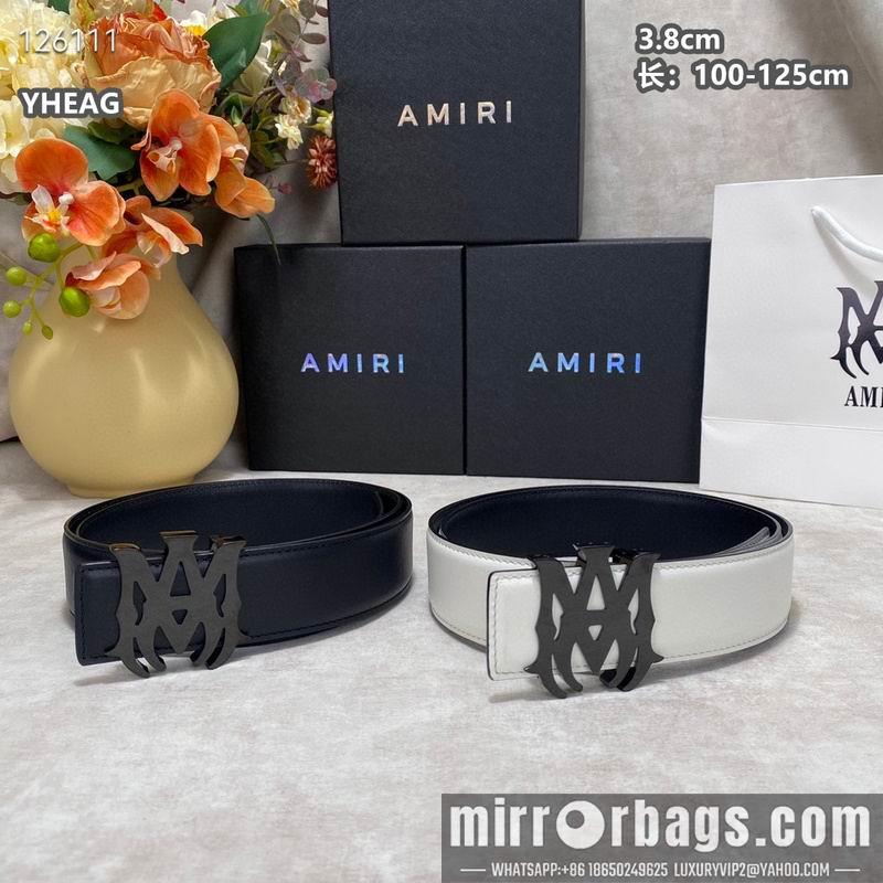 Replica Amiri belt 38mmX100-125cm 8L05