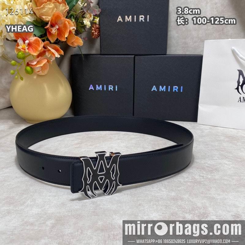 Replica Amiri belt 38mmX100-125cm 8L08
