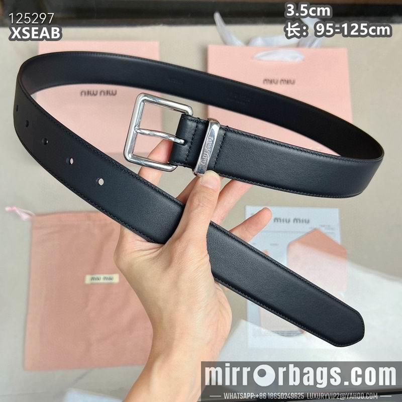 Replica Miumiu belt 35mmX95-125cm 8L05