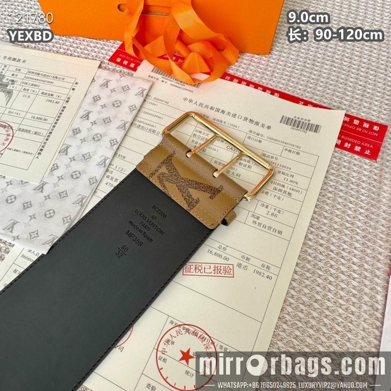 Replica LV belt 90mmX90-120cm 8L01