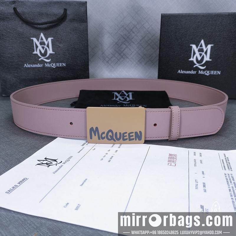 Replica McQueen belt 38mmX80-125cm lb071803
