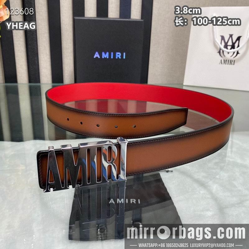 Replica Amiri belt 38mmX100-125cm 8L02