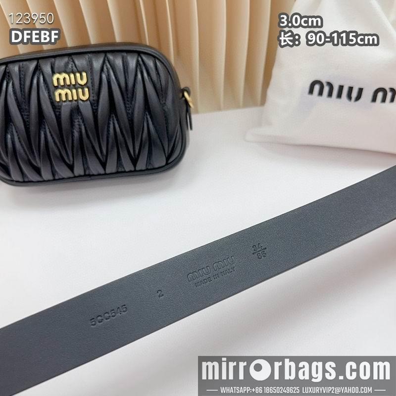 Replica Miumiu belt 30mmX90-115cm 8L01