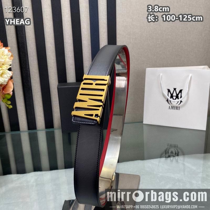 Replica Amiri belt 38mmX100-125cm 8L01