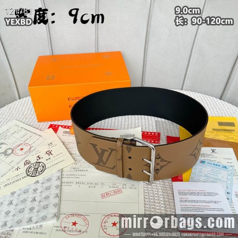 Replica LV belt 90mmX90-120cm 8L01