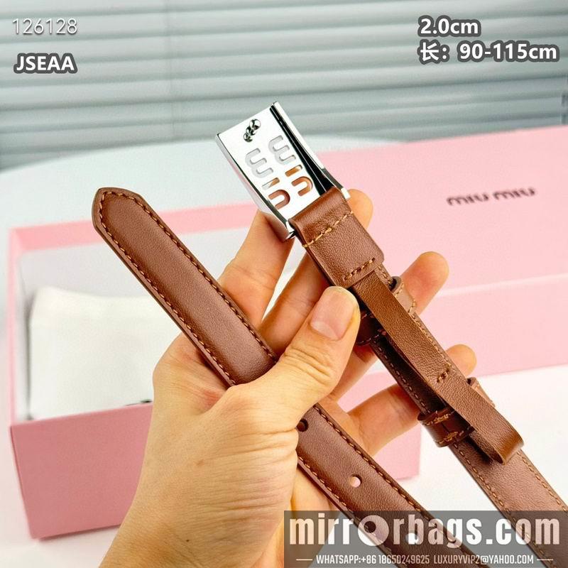 Replica Miumiu belt 20mmX90-115cm 8L07