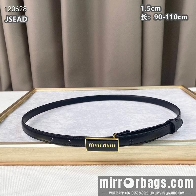 Replica Miumiu belt 15mmX90-110cm 8L072001