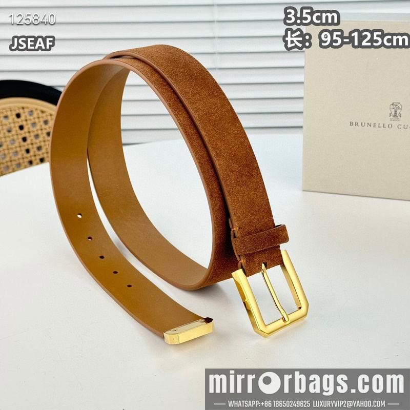 Replica Brunello Cucinelli belt 35mmX95-125cm 8L06