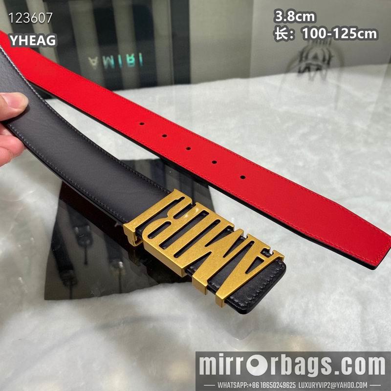 Replica Amiri belt 38mmX100-125cm 8L01