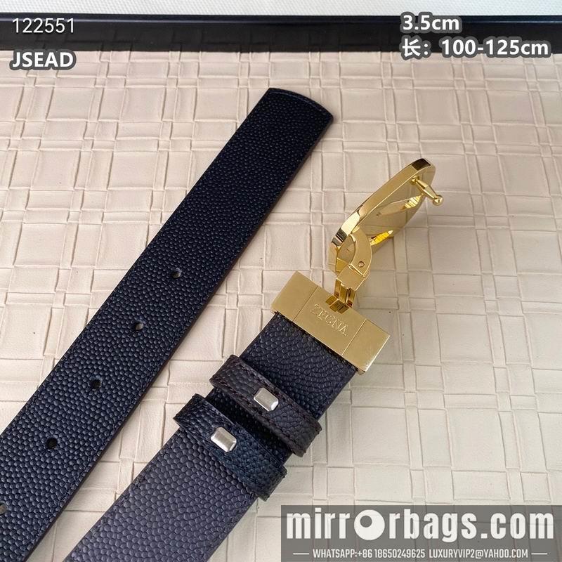 Replica Zegna belt 35mmX100-125cm 8L01