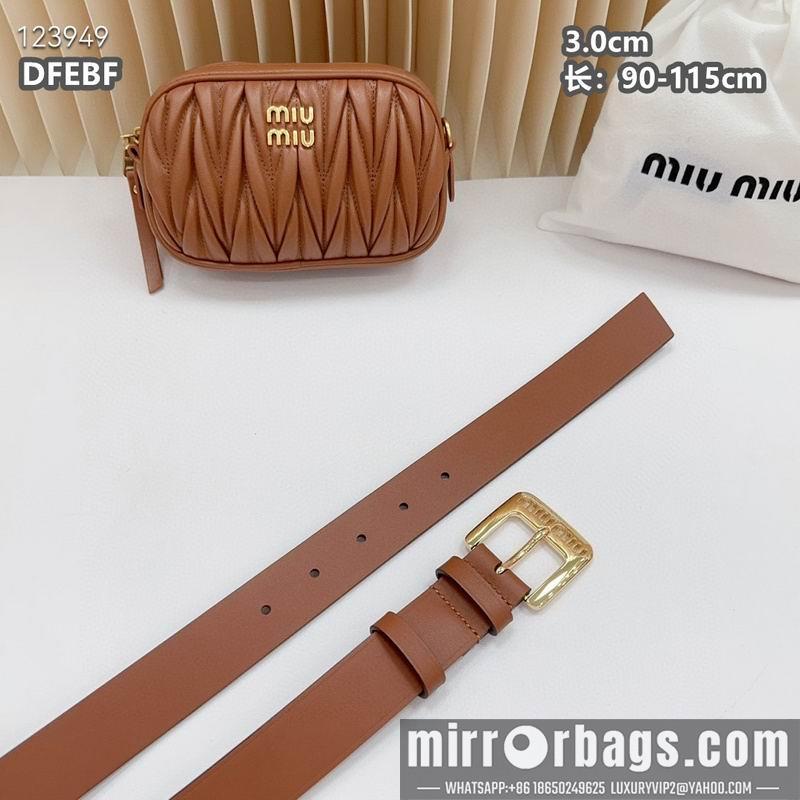 Replica Miumiu belt 30mmX90-115cm 8L01
