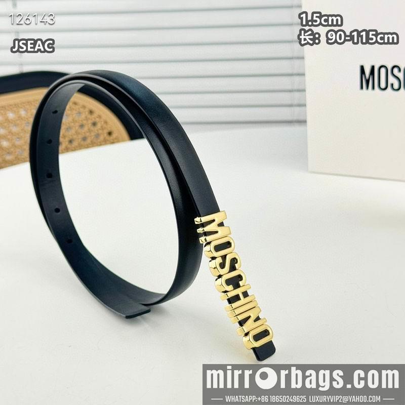 Replica Moschino belt 15mmX90-115cm 8L01