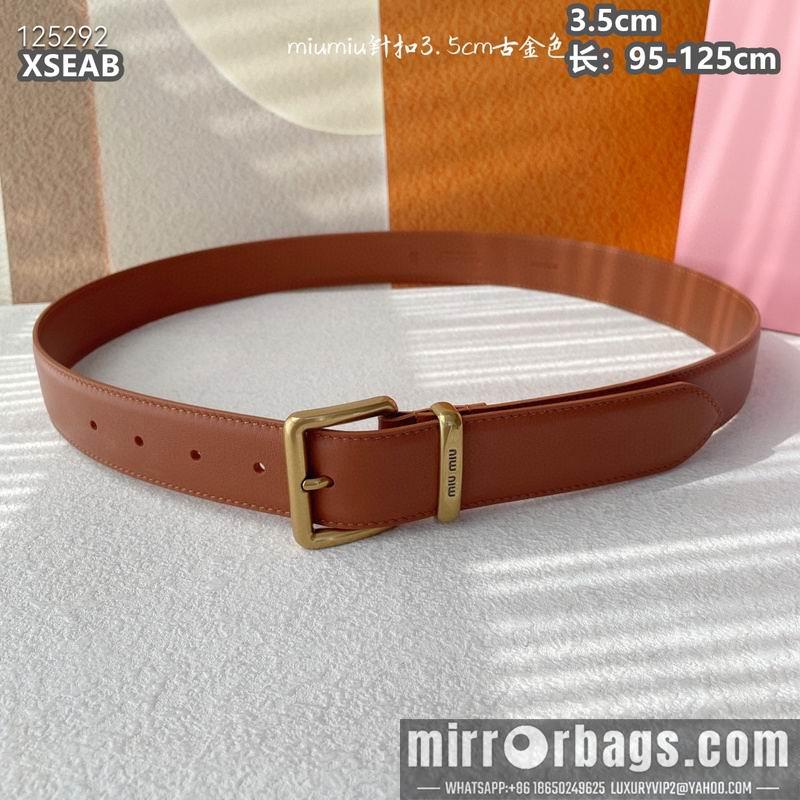 Replica Miumiu belt 35mmX95-125cm 8L05