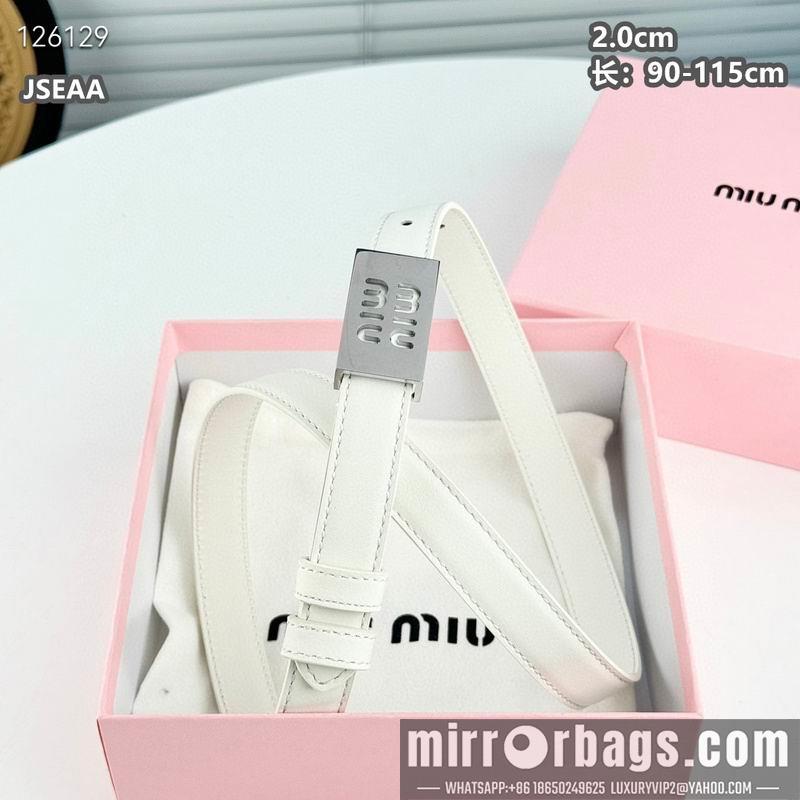Replica Miumiu belt 20mmX90-115cm 8L07