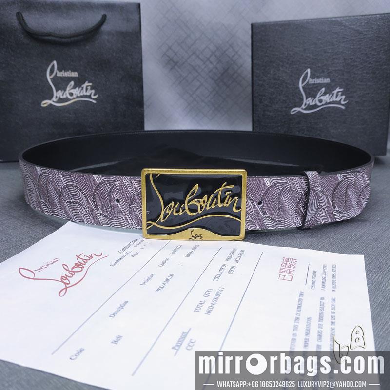 Replica Louboutin belt 38mm 80-125cm  lb061202