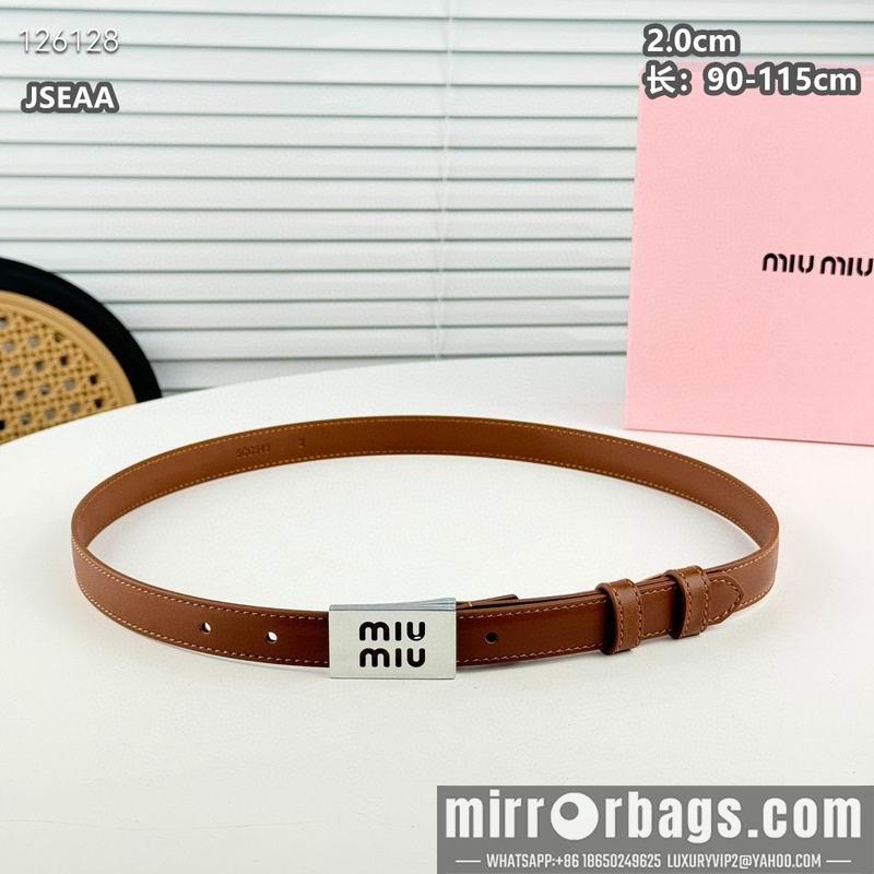 Replica Miumiu belt 20mmX90-115cm 8L07